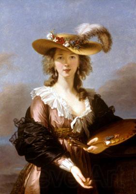 elisabeth vigee-lebrun Self-portrait France oil painting art